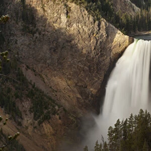Lower Falls of Yellowstone River from North Rim, Grand Canyon of Yellowstone, Yellowstone