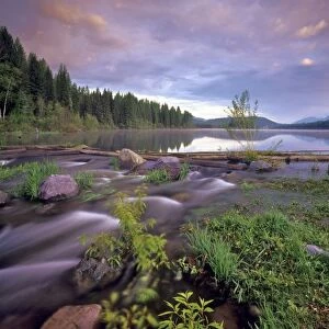Lower Stillwater Lake in the Flathead National Forest of Montana