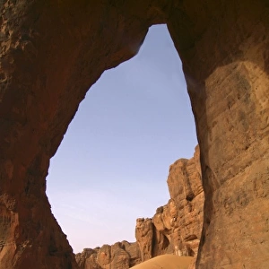 Mauritania, El Makhlouga (Elephant rock), close-up