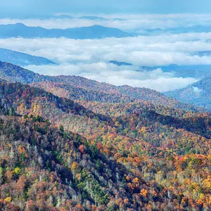 North Carolina, Blue Ridge Parkway, Highest point on Parkway 6047 feet