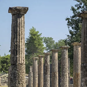 Palaistra, Ancient Greek ruins, Oympia, Greece, Europe