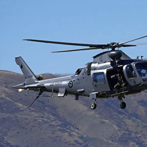 RNZAF Augustawestland A109 helicopter, Warbirds over Wanaka, Wanaka, Otago, South Island