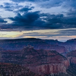 Roosevelt Point Panorama - North Rim - Grand Canyon National Park, AZ - Digital Composite