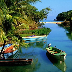 Scenic river near Ocho Rios in Jamaica