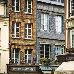 Shops and galleries, Honfleur, Normandy, France