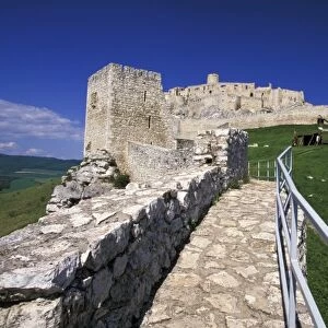 Slovakia, Spis Region, Spissky Hrad. Spis Castle