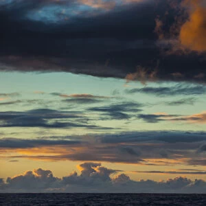 Sunrise over Tau Island, Manuas, American Samoa, South Pacific
