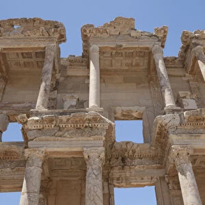 Turkey, Ephesus, library of ancient city (UNESCO World Heritage Site)