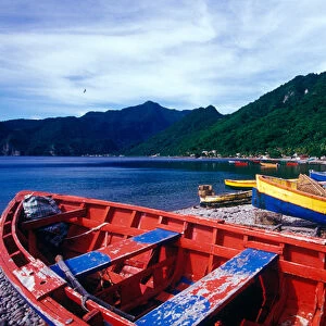 Village of Scotts Head, Soufriere Bay, Southern Coast, Dominica, Caribbean