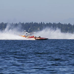WA, Seattle, Seafair, Vintage Hydroplane Races, Lake Washington