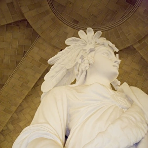White marble statue, U. S. Capitol, Washington D. C. (District of Columbia), United States