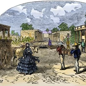 El Paso, Texas, in the mid-1800s