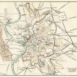 Maps and Charts Mounted Print Collection: Italy