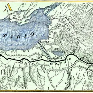 Routen des Erie-Kanals
