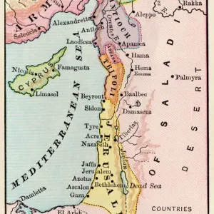 Maps and Charts Mounted Print Collection: Armenia