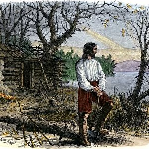 Roger Williams making a home in Rhode Island, 1636