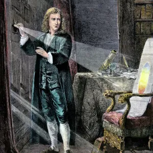 Isaac Newton's Prism Print