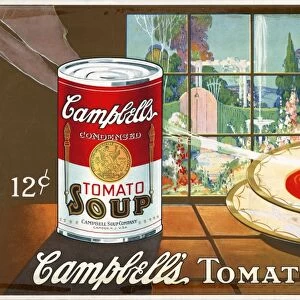 AD: CAMPBELLs SOUP, c1925. Advertisement for Campbells Soup. Lithograph, c1925