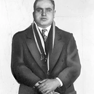 AL CAPONE (1899-1947). American gangster. Photograph, 1928