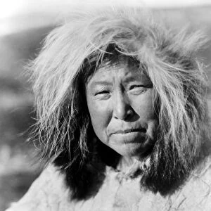 ALASKA: ESKIMO, c1929. Eskimo woman from Selawik, Alaska. Photographed by Edward S