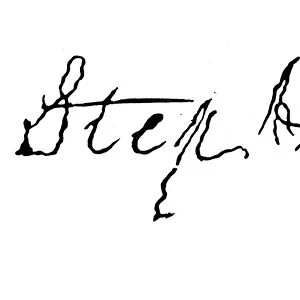 American colonial administrator and Revolutionary statesman. Autograph signature
