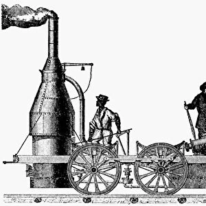 AMERICAN LOCOMOTIVE, 1830. The Best Friend of Charleston, first locomotive built