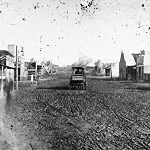 AUSTRALIA: GOLD RUSH TOWN. Gulgong, New South Wales, Australia, during the gold