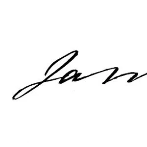 Autograph of James Monroe (1758-1831), Fifth President of the United States