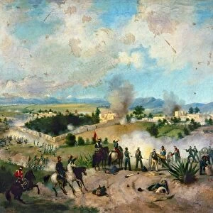 BATTLE OF MOLINO DEL REY. The Battle of Molino del Rey, Mexico, 8 September 1847