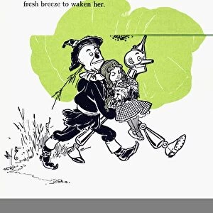 BAUM: THE WIZARD OF OZ. Drawing by William Wallace Denslow from the first edition of L