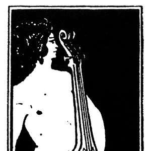 BEARDSLEY: MUSICIAN. Title page ornament with a musical theme