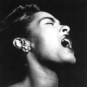 BILLIE HOLIDAY (1915-1959). American singer. Photographed in 1948