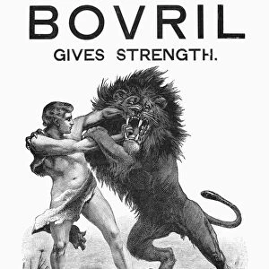 BOVRIL ADVERTISEMENT, 1894. Advertisement for Bovril Meat Extract from an English newspaper, 1894