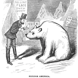 Alaska Purchase Cartoon Print Alaska Purchase Cartoon Print