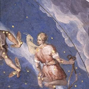CONSTELLATION AURIGA. Detail of fresco, 1575, from Villa Farnese, Caprarola, Italy
