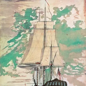 Watercolor paintings Collection: Seascape watercolor paintings
