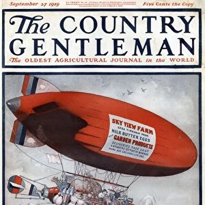 Front cover of agricultural magazine, The Country Gentleman which ran from 1831-1955. Illustration, September 27, 1919
