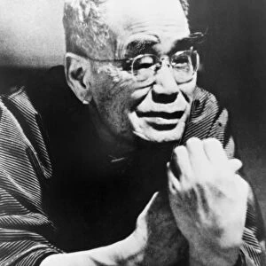 DAISETSU TEITARO SUZUKI (1870-1966). Japanese author and essayist. Photograph, 1960