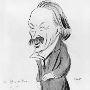 DAVID LLOYD GEORGE (1863-1945). 1st Earl of Dufor. British statesman. Caricature by Max Beerbohm