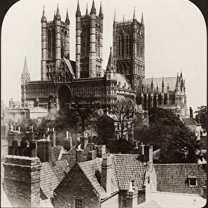 ENGLAND: LINCOLN CATHEDRAL. Lincoln Cathedral, one of the finest churches in England