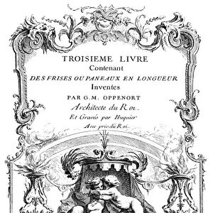 Engraving, French, c1748