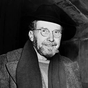 EZRA POUND (1885-1972). American poet. Photographed on his return to the United States in 1945 to face treason charges