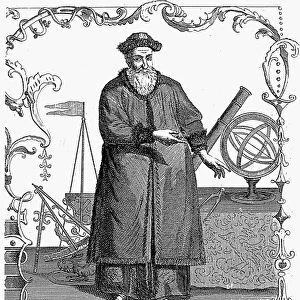 FERDINAND VERBIEST (1623-1688). Flemish Jesuit missionary and astronomer. Engraving, late 17th century