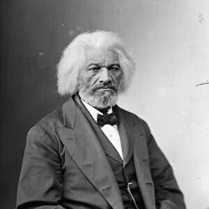 FREDERICK DOUGLASS (c1817-1895). American abolitionist and writer. Photograph, c1880