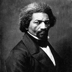 FREDERICK DOUGLASS (c1817-1895). American abolitionist and writer. Photograph, c1866