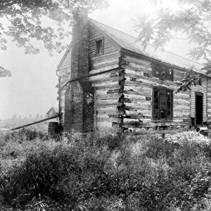 General Ulysses S. Grants log cabin which he began building in 1855 near Kirkwood, Missouri. Photograph, c1890