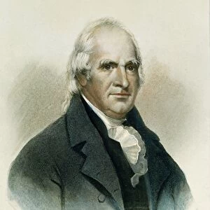 GEORGE CLINTON (1739-1812). American politician. Color engraving, 19th century