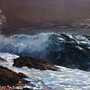 HOMER: COAST, 1890. Sunlight on the Coast. Oil on canvas, Winslow Homer, 1890