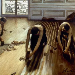 Print of Gustave Caillebotte's "The Floor Planers" (1875)