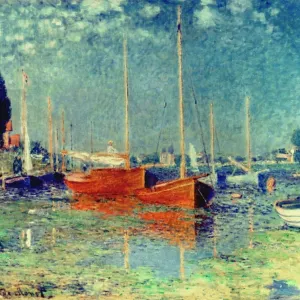 Claude Monet's Argenteuil Print, Oil on Canvas